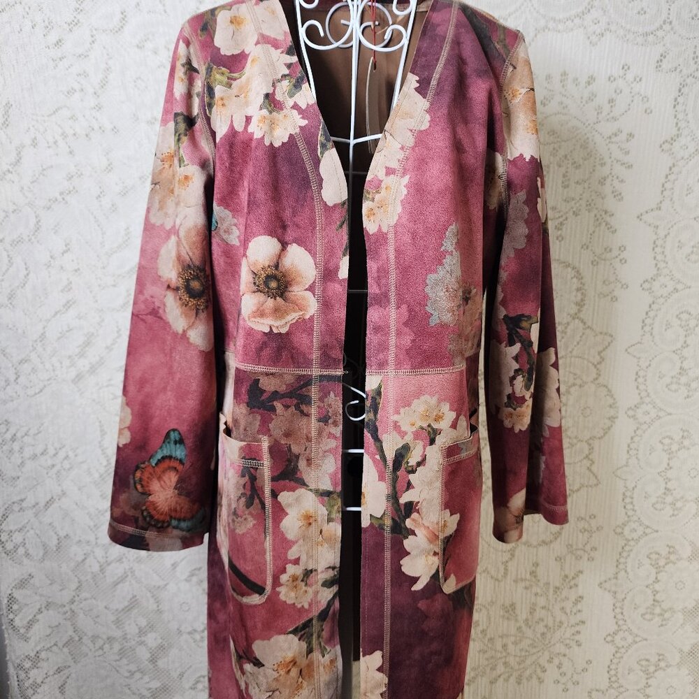 Y2k style floral jacket NWT